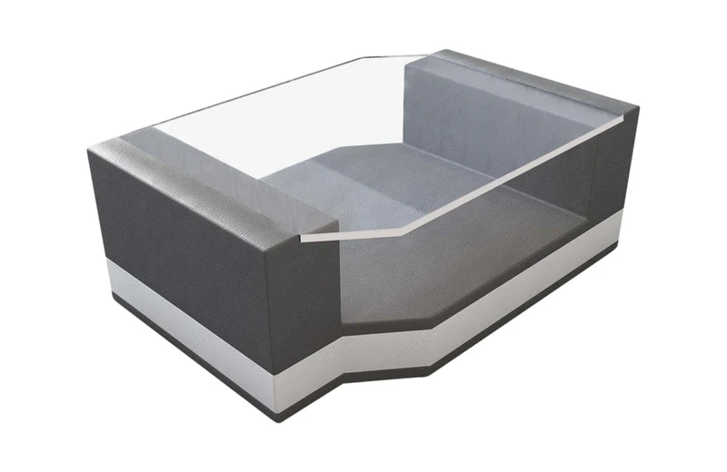 Couchtisch Messana in Leder
