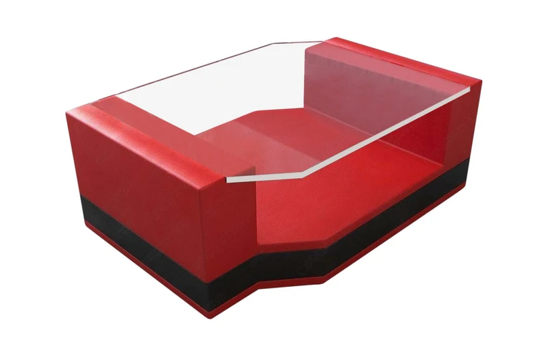 Couchtisch Messana in Leder