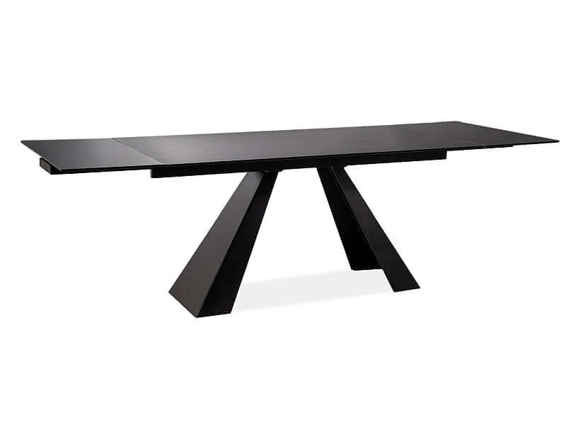 Esstisch Salvadore Mattschwarz 160 cm