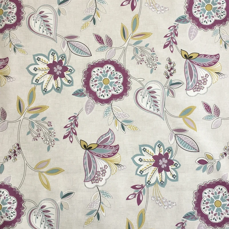 Dekostoff Floral - damson