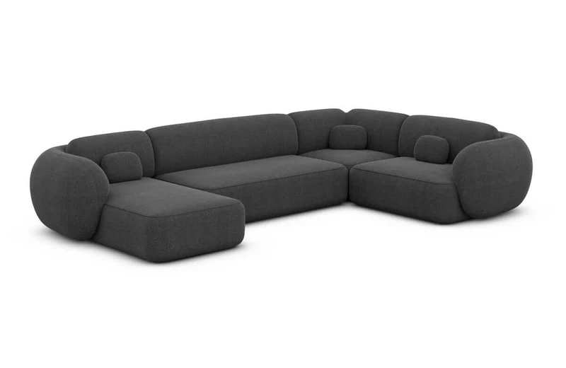 Wohnlandschaft Altea U-Form aus Stoff