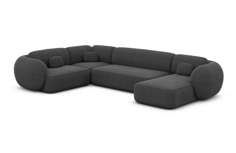 Wohnlandschaft Altea U-Form aus Stoff