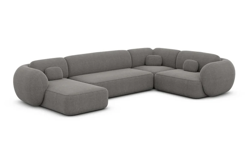 Wohnlandschaft Altea U-Form aus Stoff