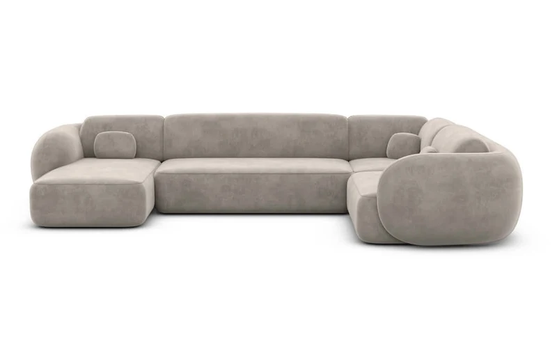 Wohnlandschaft Altea U-Form aus Stoff