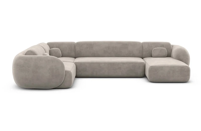 Wohnlandschaft Altea U-Form aus Stoff