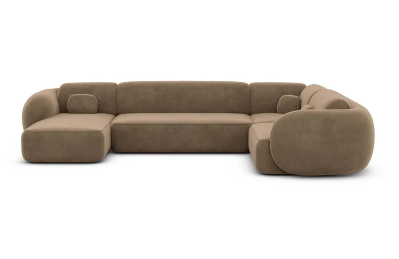 Wohnlandschaft Altea U-Form aus Stoff