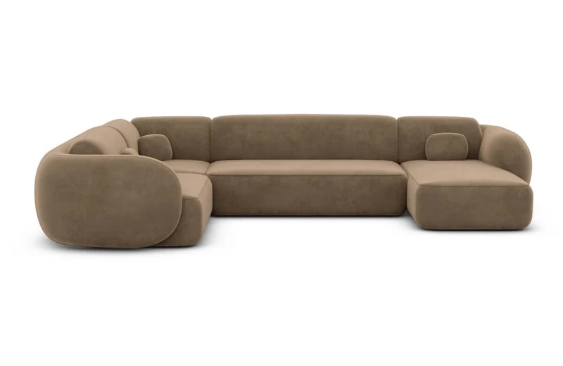 Wohnlandschaft Altea U-Form aus Stoff