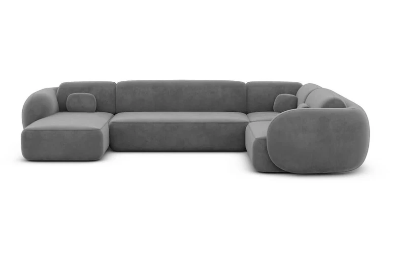 Wohnlandschaft Altea U-Form aus Stoff