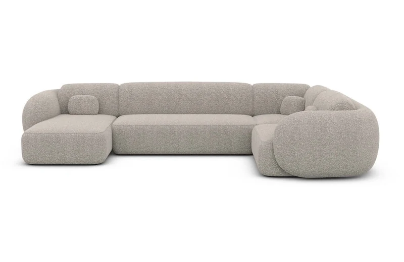 Wohnlandschaft Altea U-Form aus Stoff