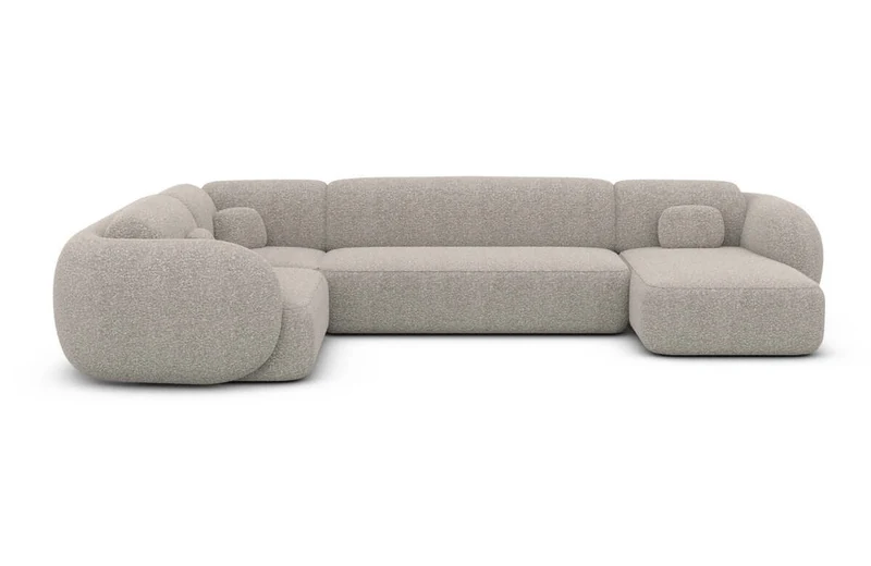 Wohnlandschaft Altea U-Form aus Stoff