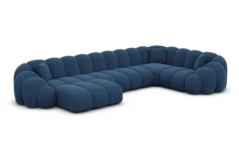 Stoff Wohnlandschaft Rajada U-Form