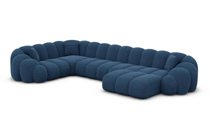 Stoff Wohnlandschaft Rajada U-Form
