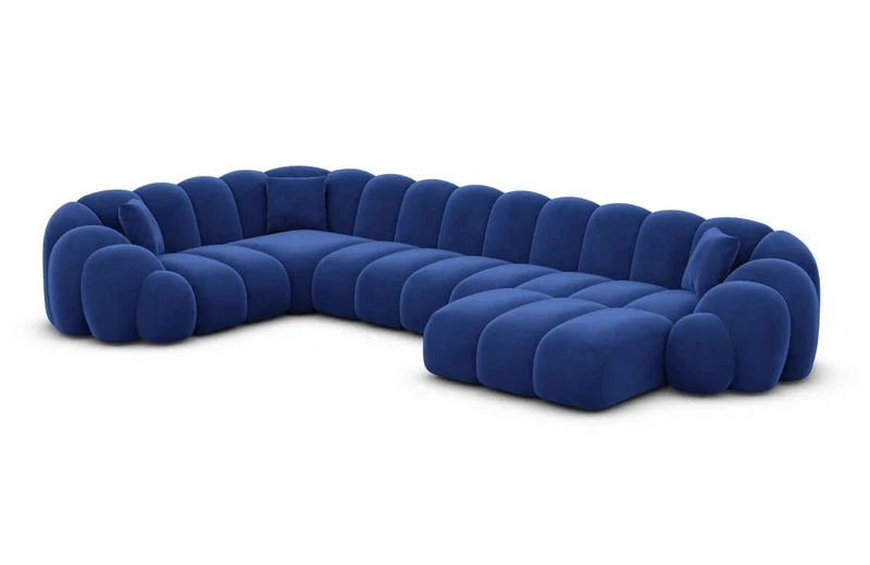 Stoff Wohnlandschaft Rajada U-Form