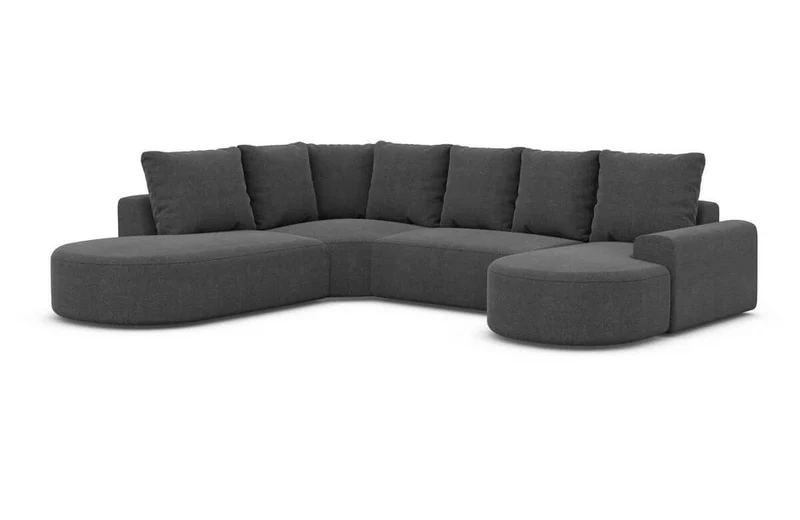 Wohnlandschaft Gomera Lounge U-Form aus Stoff