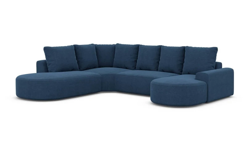 Wohnlandschaft Gomera Lounge U-Form aus Stoff