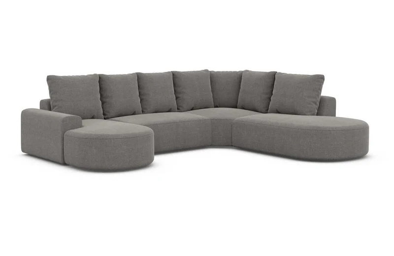 Wohnlandschaft Gomera Lounge U-Form aus Stoff