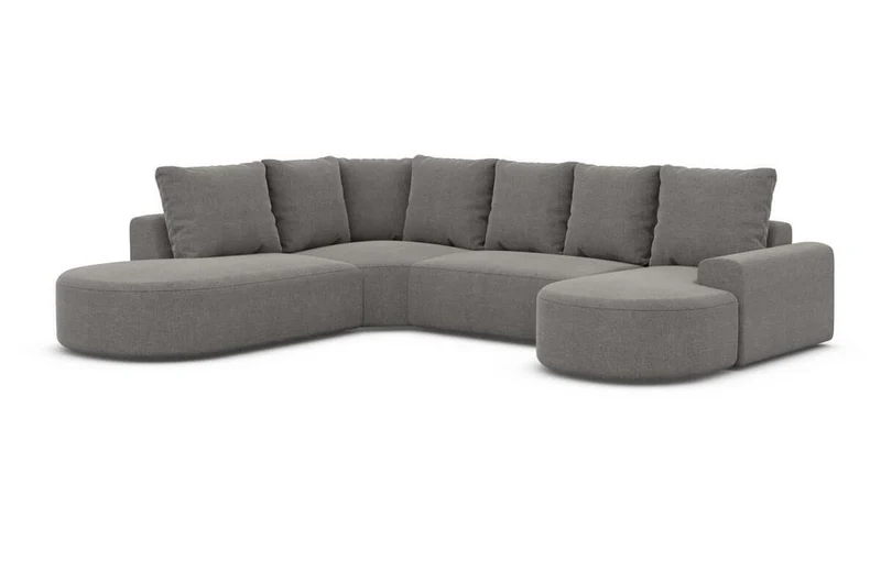 Wohnlandschaft Gomera Lounge U-Form aus Stoff