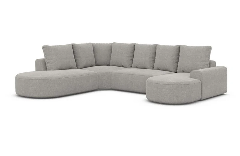 Wohnlandschaft Gomera Lounge U-Form aus Stoff