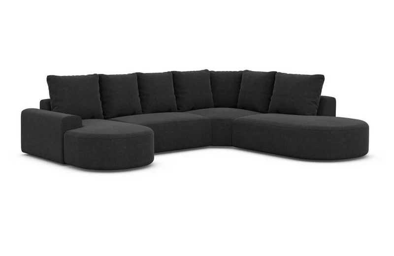 Wohnlandschaft Gomera Lounge U-Form aus Stoff