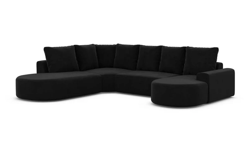Wohnlandschaft Gomera Lounge U-Form aus Stoff