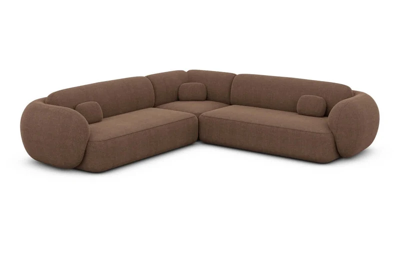 Couch Altea L-Form in Stoff