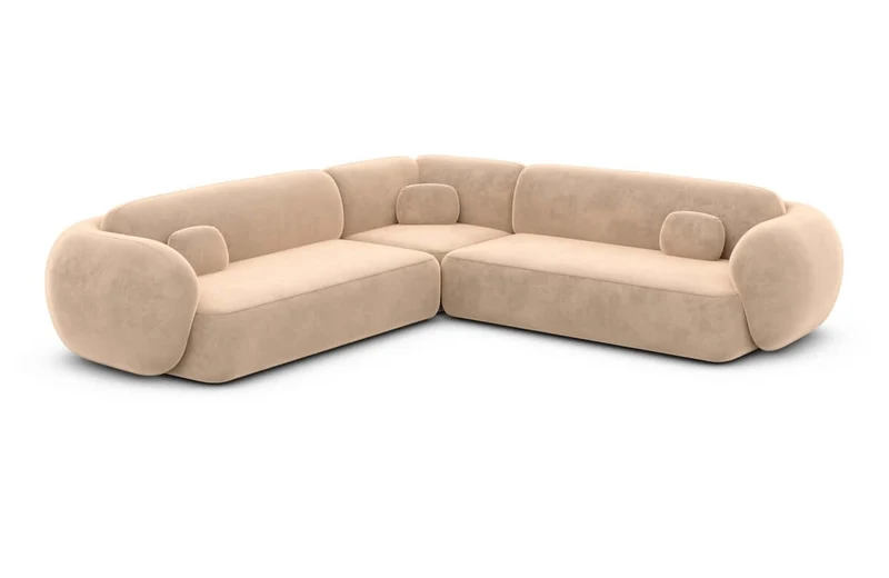 Couch Altea L-Form in Stoff