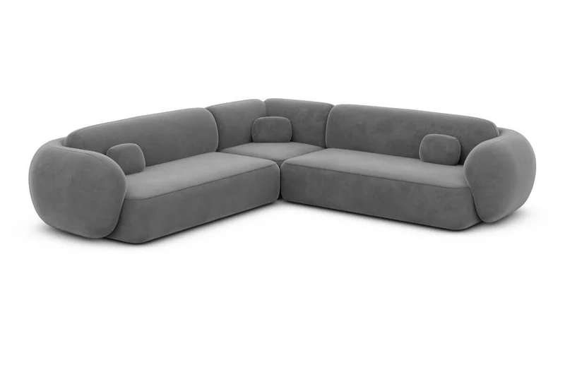 Couch Altea L-Form in Stoff