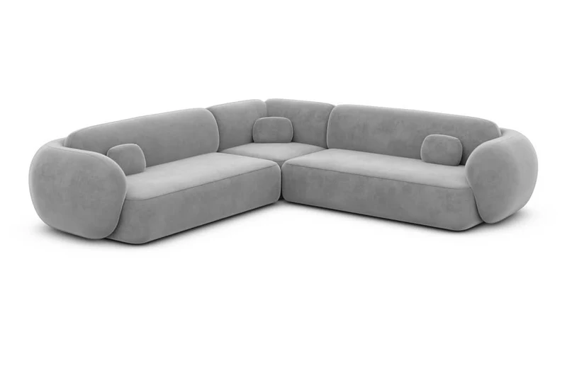 Couch Altea L-Form in Stoff
