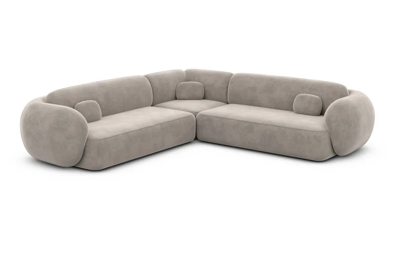 Couch Altea L-Form in Stoff
