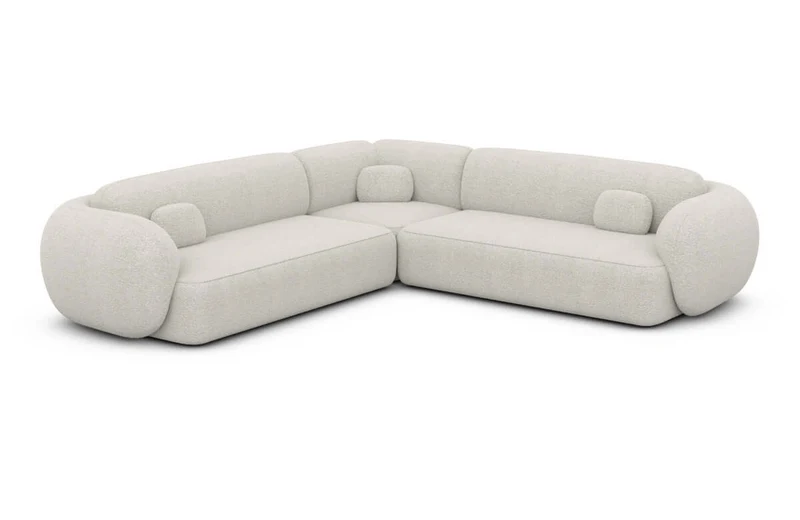 Couch Altea L-Form in Stoff