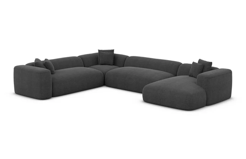 Wohnlandschaft Alcudia XXL U-Form in Stoff