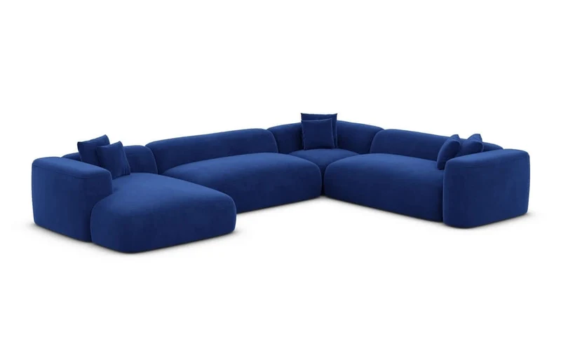 Wohnlandschaft Alcudia XXL U-Form in Stoff