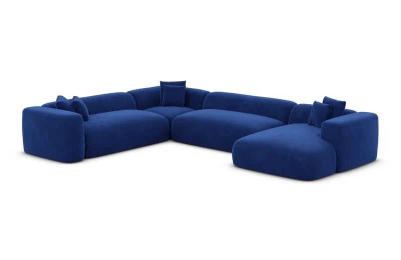 Wohnlandschaft Alcudia XXL U-Form in Stoff