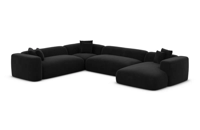 Wohnlandschaft Alcudia XXL U-Form in Stoff