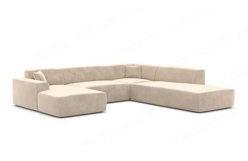 Couchlandschaft Mallorca Lounge U-Form in Stoff
