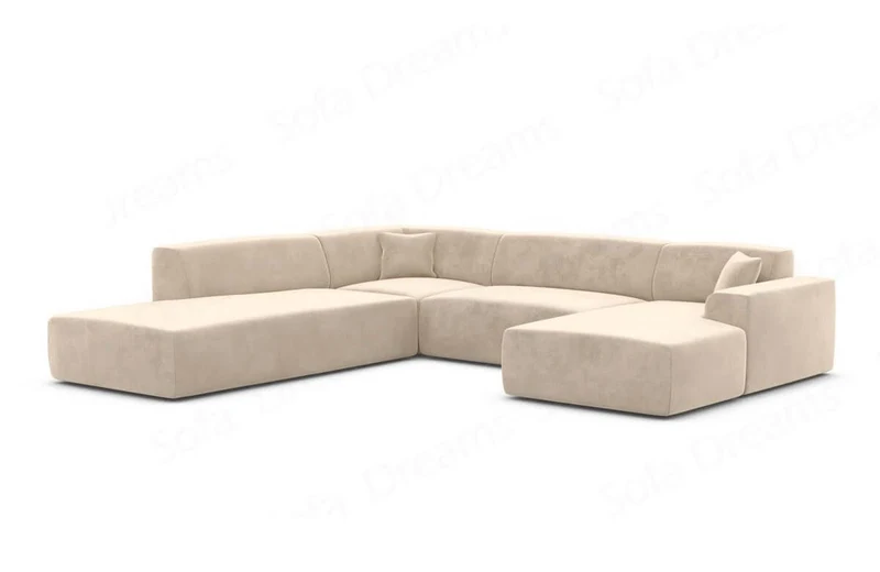 Couchlandschaft Mallorca Lounge U-Form in Stoff