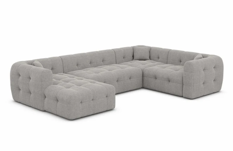 Couchlandschaft Sevilla U-Form in Stoff