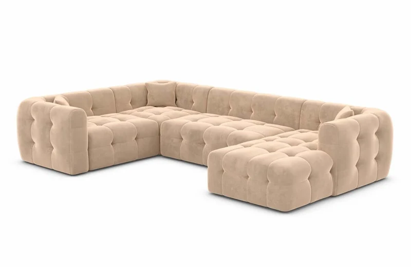 Couchlandschaft Sevilla U-Form in Stoff