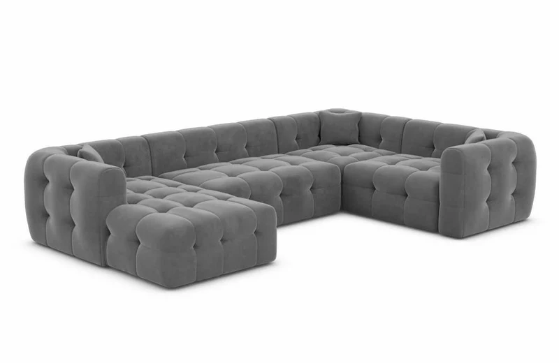 Couchlandschaft Sevilla U-Form in Stoff