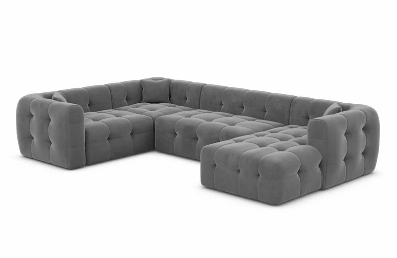 Couchlandschaft Sevilla U-Form in Stoff