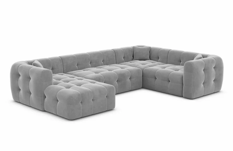 Couchlandschaft Sevilla U-Form in Stoff