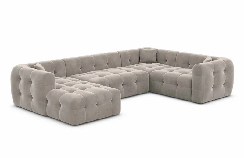 Couchlandschaft Sevilla U-Form in Stoff