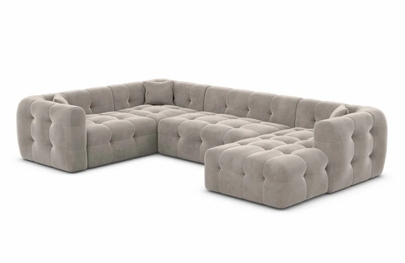 Couchlandschaft Sevilla U-Form in Stoff