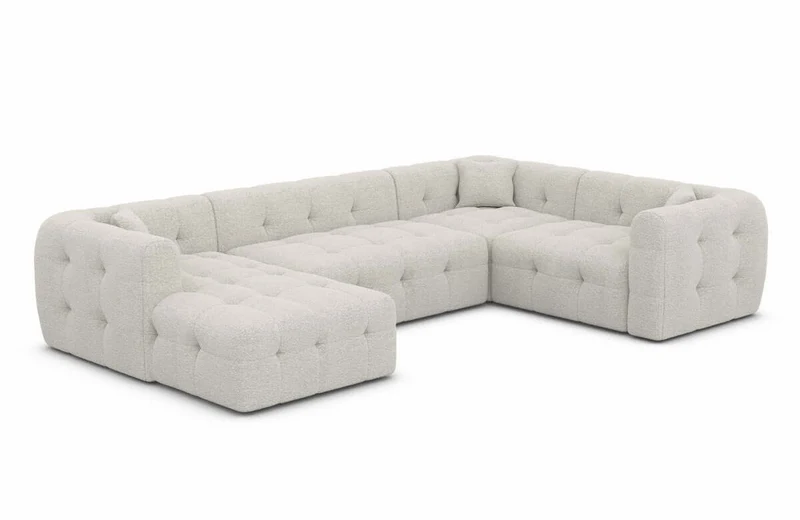 Couchlandschaft Sevilla U-Form in Stoff
