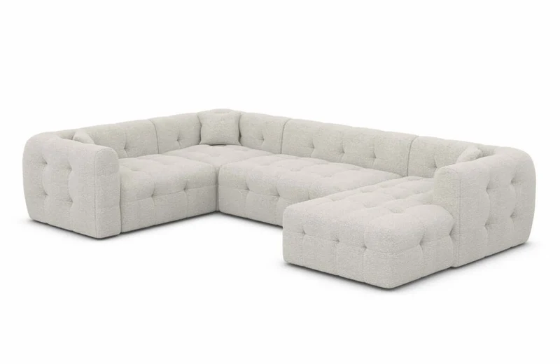 Couchlandschaft Sevilla U-Form in Stoff