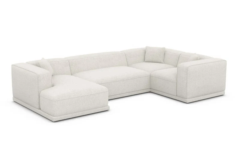 Stoff Wohnlandschaft Merida U-Form