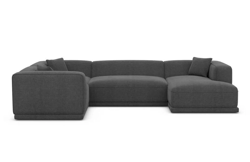 Stoff Wohnlandschaft Merida U-Form