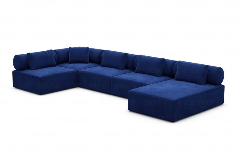 Couchlandschaft Laguardia U-Form in Stoff
