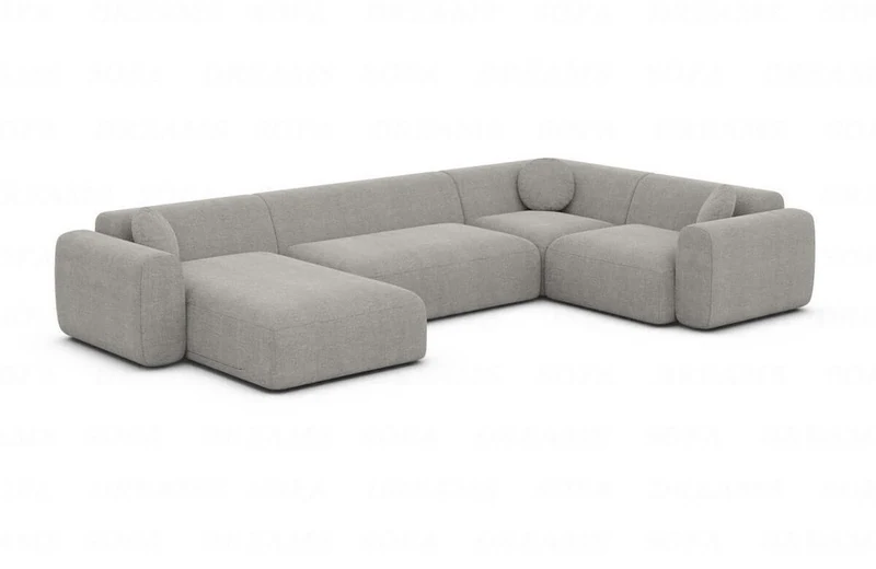 Stoff Wohnlandschaft Cortegada U-Form