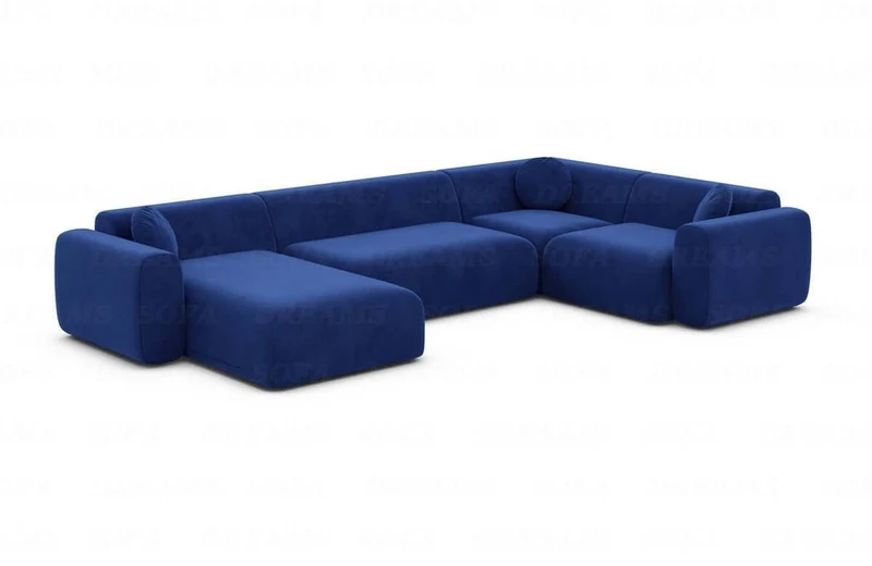 Stoff Wohnlandschaft Cortegada U-Form